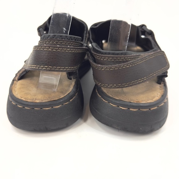 Vintage Faded Glory Y2K Chunky Fisherman Sandals Mens 9.5 Wide 90s Preppy - Picture 5 of 9